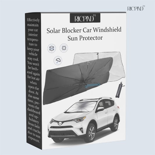 RICPIND Solar Blocker Windschutzscheibe Regenschirm